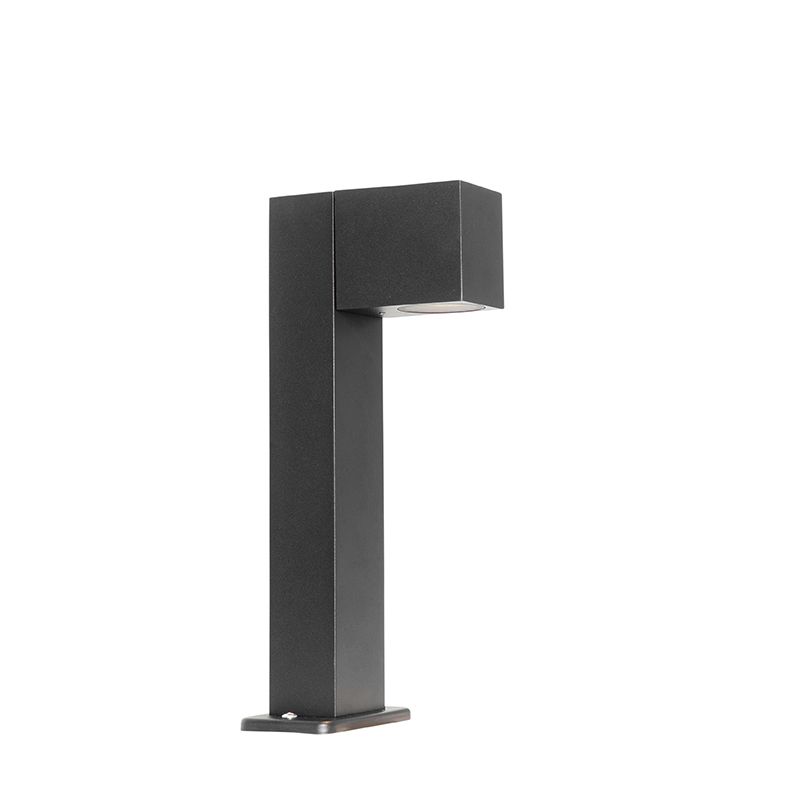 Buitenlamp zwart met grondpin en kabelmof 35cm IP44 - Baleno