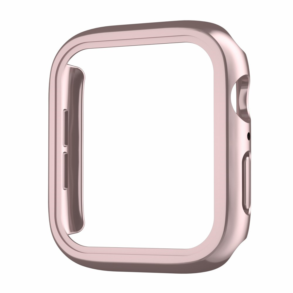 Apple Watch (45 mm) Hardcase Bumper   Display Schutzglas (IP68) - Roségold