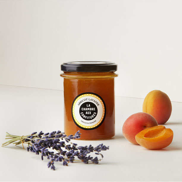 Confiture d'abricot-lavande