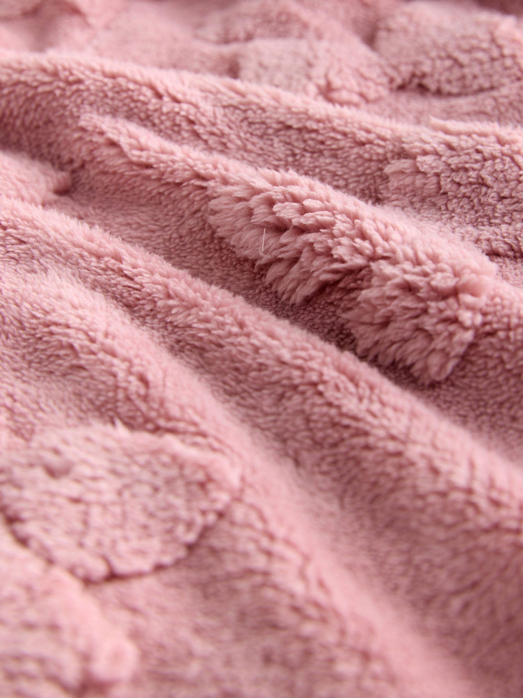 Pink Jacquard Bow - Fleece onesie (1.5-16jr)