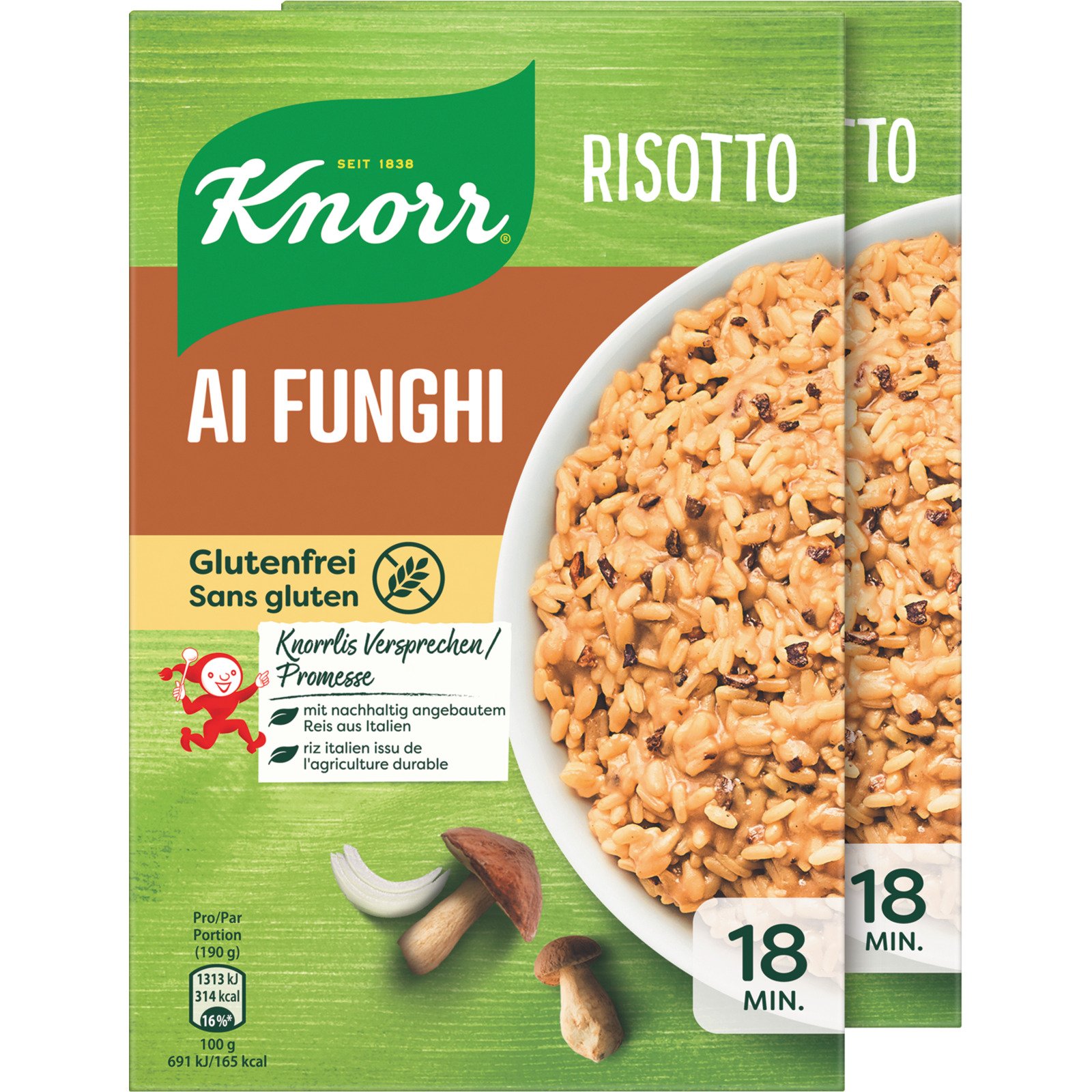 Knorr Risotto Funghi 2 x 250 g
