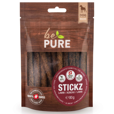 bePure Hundesnack Stickz Lamm 80g