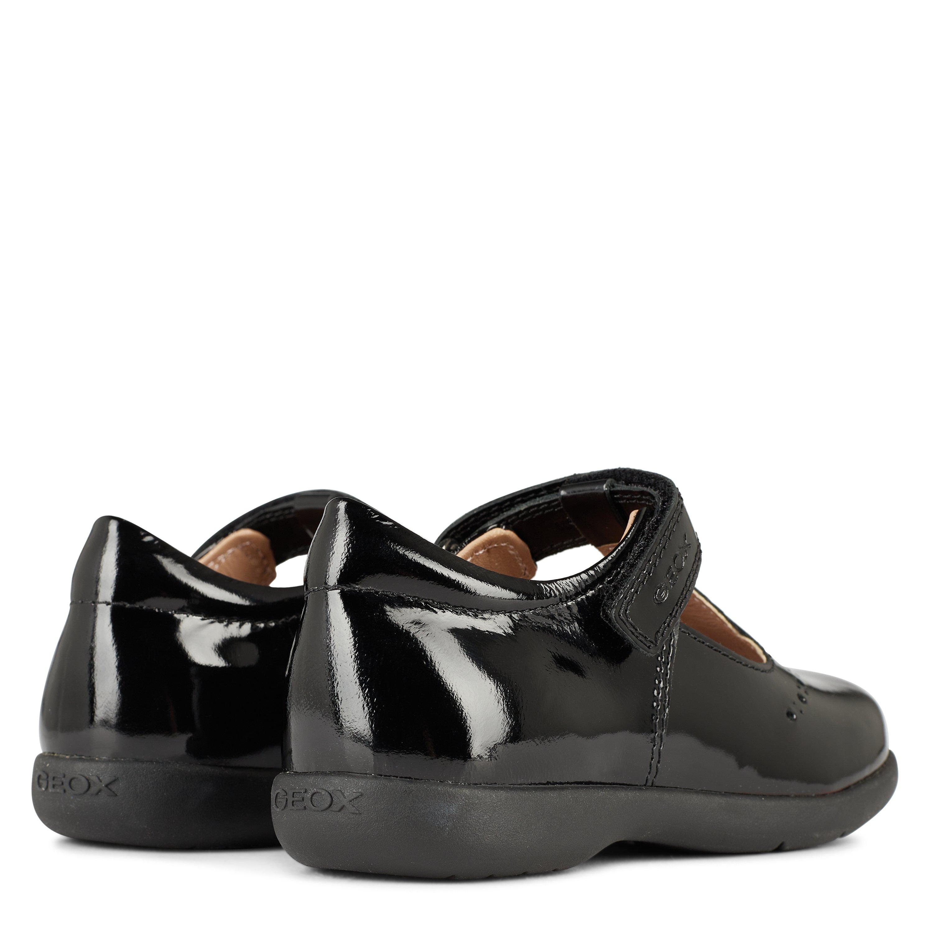 Geox Naimara Patent T Bar School Shoes Infants
