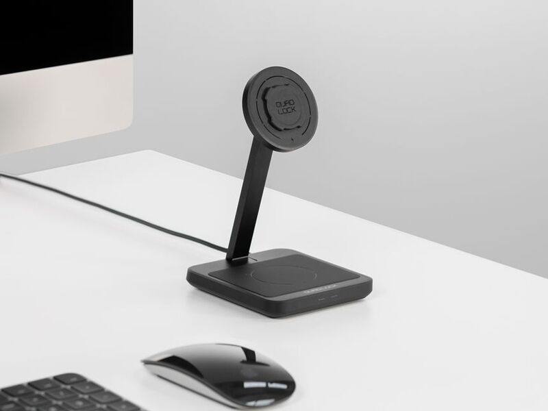 Quad Lock Dual Desktop Wireless Charger