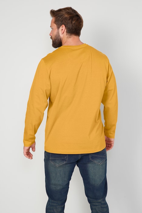 Boston Park Langarmshirt, großer Print, Rundhals