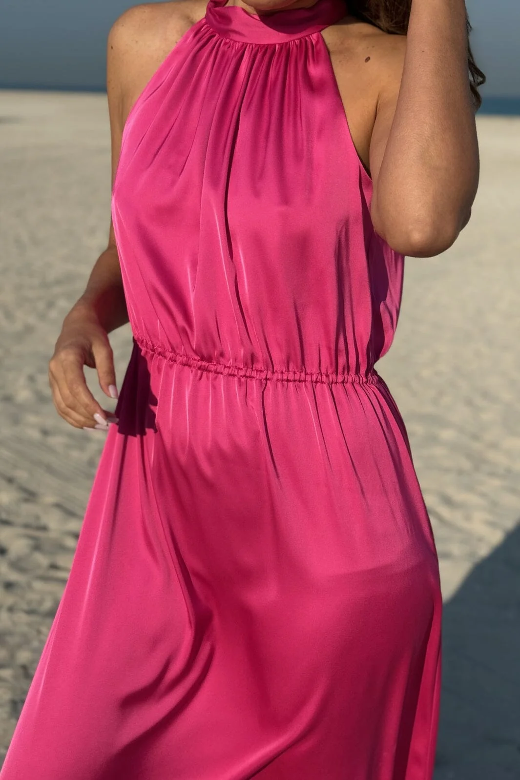 Karmamia Lulu Dress fuchsia pink