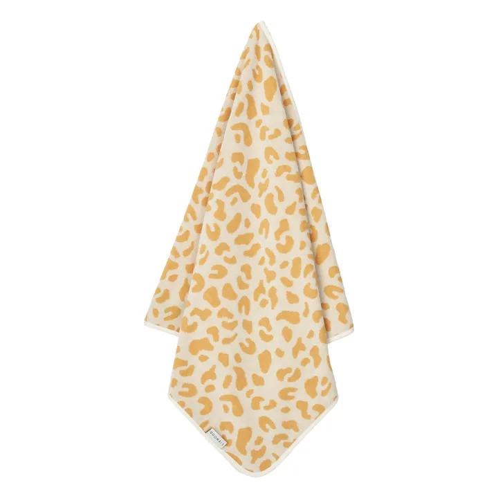 Liewood Serviette de plage Hansen en coton bio | Jaune