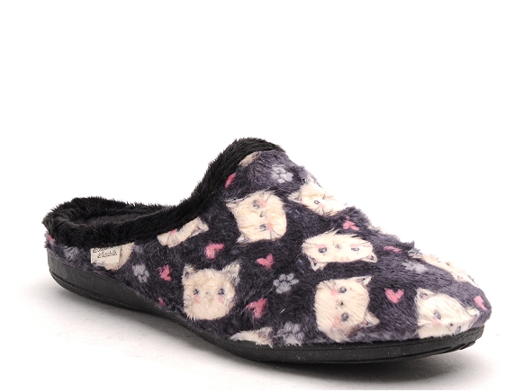 La maison de l espadrille chaussons femme 6506 5 noir
