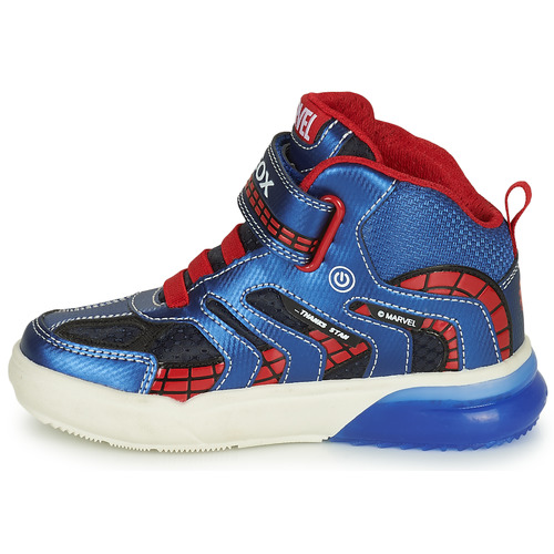 Geox - J GRAYJAY BOY C - Bleu / Rouge