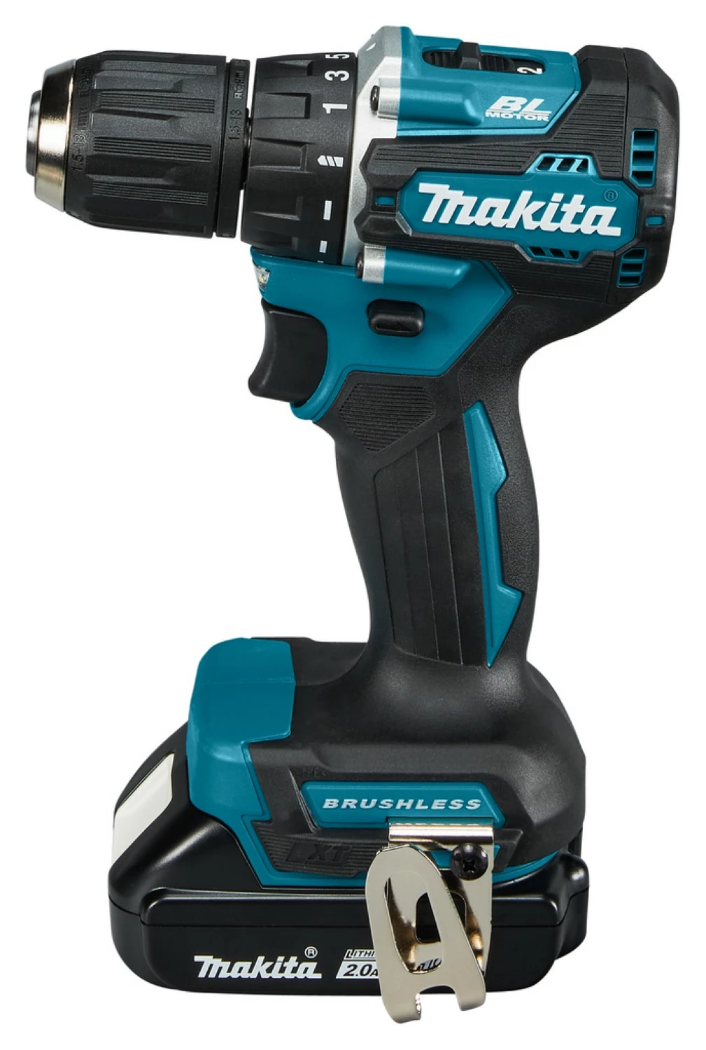 Makita DDF487RAJ 18V Li-Ion accu boor-/schroefmachine set (2x 2,0Ah) in Mbox - 13mm - koolborstelloos