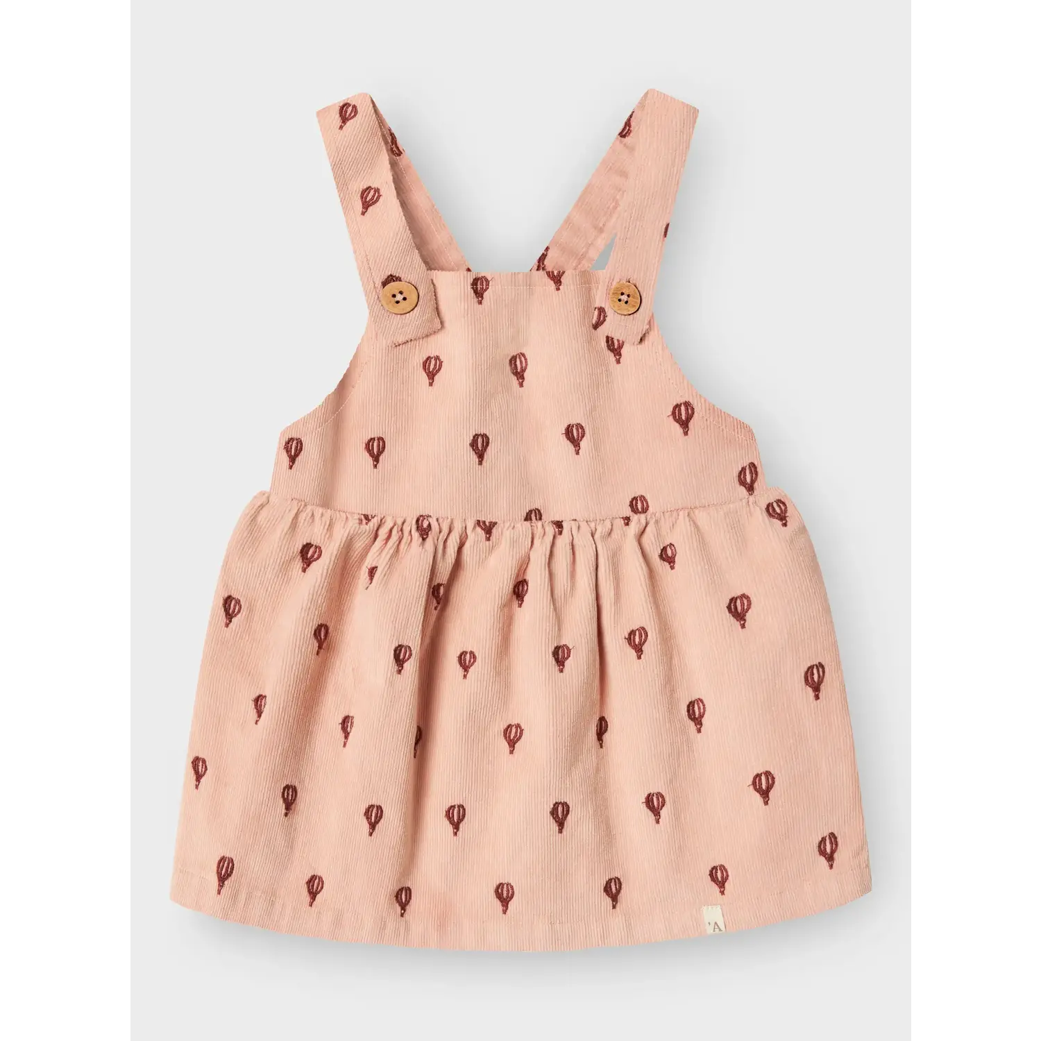 Lil ' Atelier | NBFNELLY CORD SKIRTALL 4945-HC LIL | Cameo Rose EMB