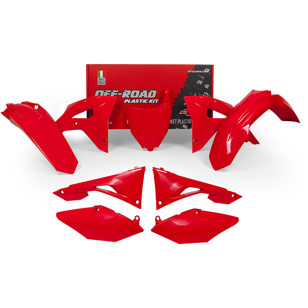 RTECHMX - Kit plastique Honda CRF/CRF-RX/CRF-RWE (2021-2022) - RKITCRFRS0721 Rouge