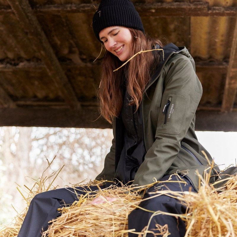 Ilse Jacobsen - RAIN37L-410 - Regenjas - Legergroen - Softshell
