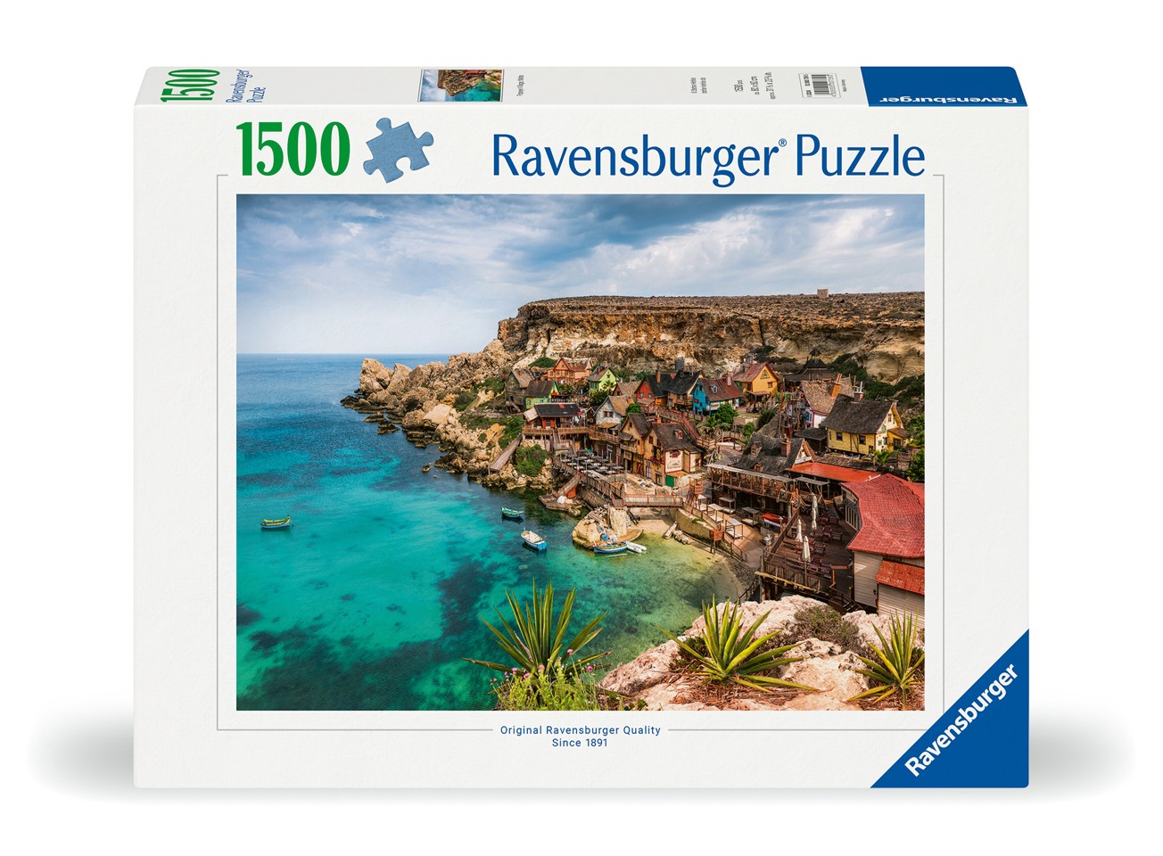 Ravensburger - Puslespil Popey Village Malta 1500 brikker