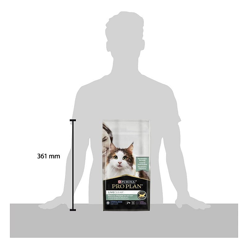 Purina Pro Plan LiveClear Sterilised Senior 7+ Allergeen-reducerend Kattenvoer 1.4 kg | 12834