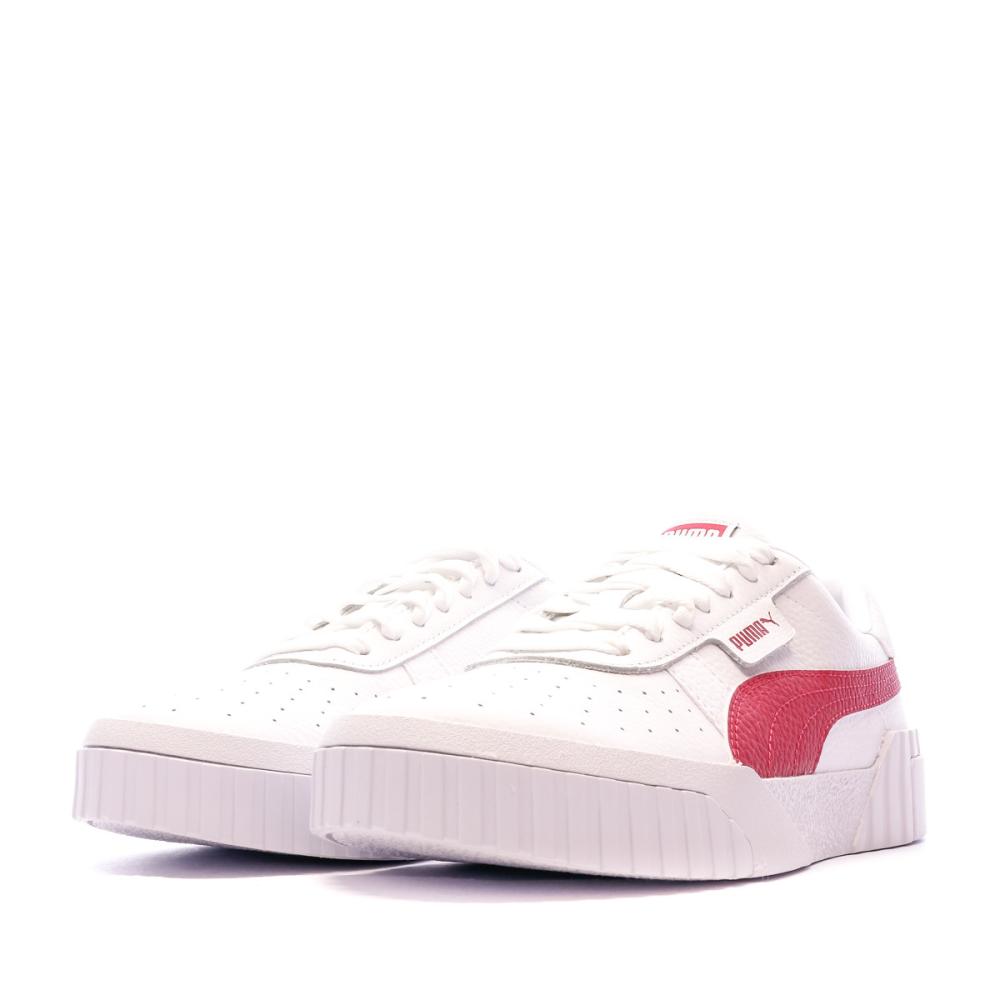 Puma Baskets Blanc/Rouge Femme Puma Cali