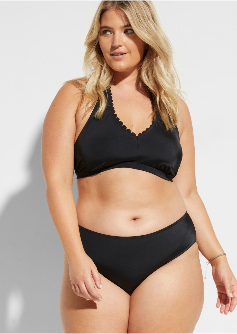 Bas de bikini et short de bain (Ens. 2 pces.) avec polyamide recyclé