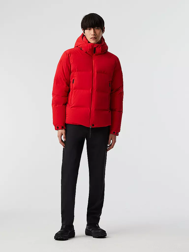 ALPHATAURI Daunensteppjacke ODORU rot