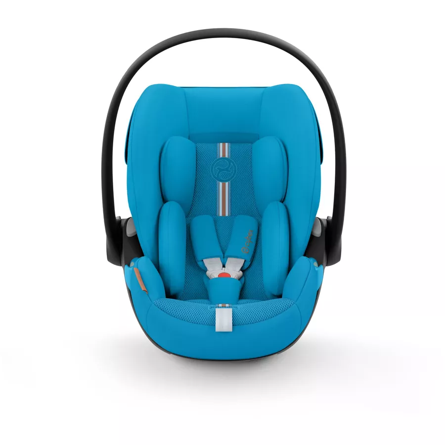 cybex GOLD Babyschale Cloud G i-Size Plus Beach Blue Plus mit Basisstation Base G