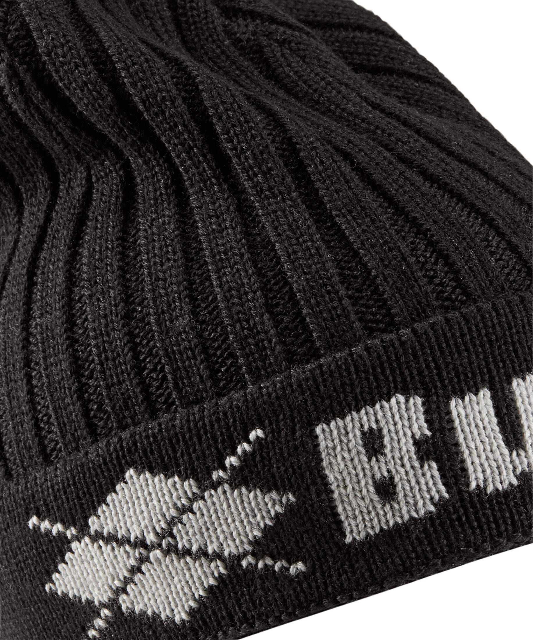 Burlington| Strickmütze LOGO mit Schurwolle