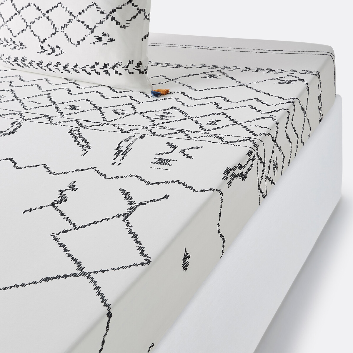 LA REDOUTE INTERIEURS<br>Lençol de algodão, Afro Craft