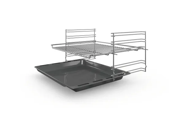 Bosch Serie | 2 HBF133BA0 - Ovn - til indbygning - niche - bredde: 56 cm - dybde: 55 cm - højde: 57.5 cm - med selv-rengøring - Klasse A - sort