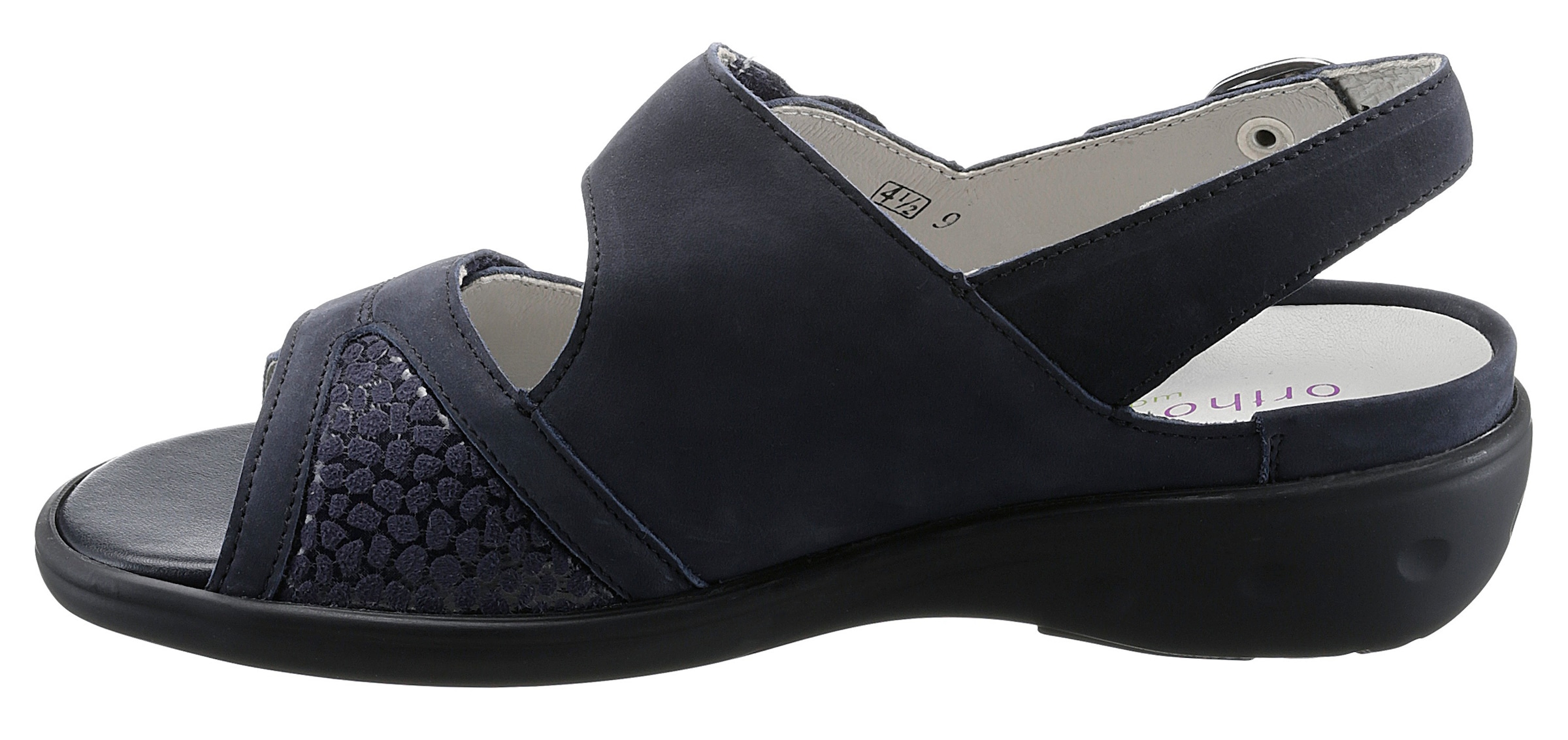 Waldläufer Riemchensandale »Kara-Soft«  , Sommerschuh, Sandalette, Keilabsatz, mit Klettverschlüsse, K-Weite