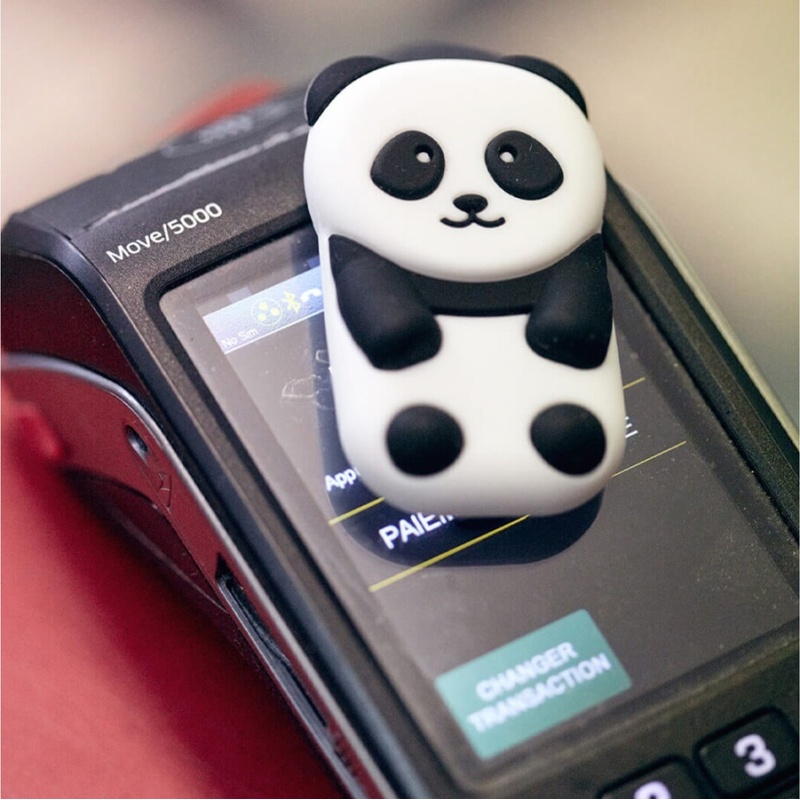 Terminal de paiement Money Walkie Porte monnaie sans contact Panda