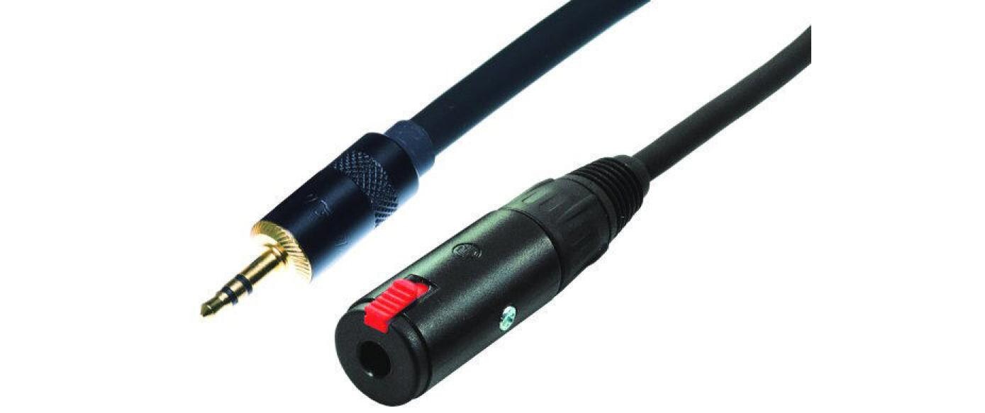 Audio-Kabel 3.5 mm Klinke - 6.3 mm Klinke 0.5 mVerlängerungskabel