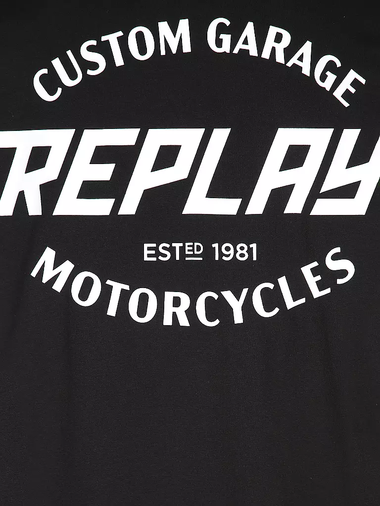 REPLAY T-Shirt schwarz