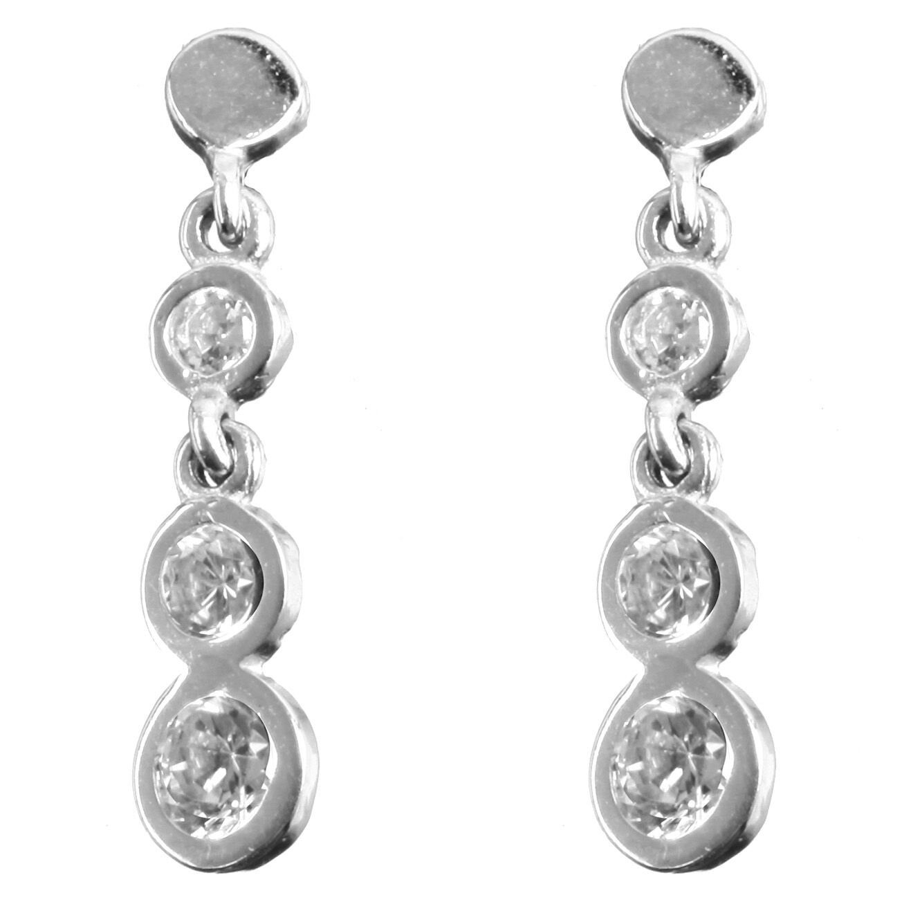 Instant d'Or Boucles d'Oreilles Sagesse or blanc
