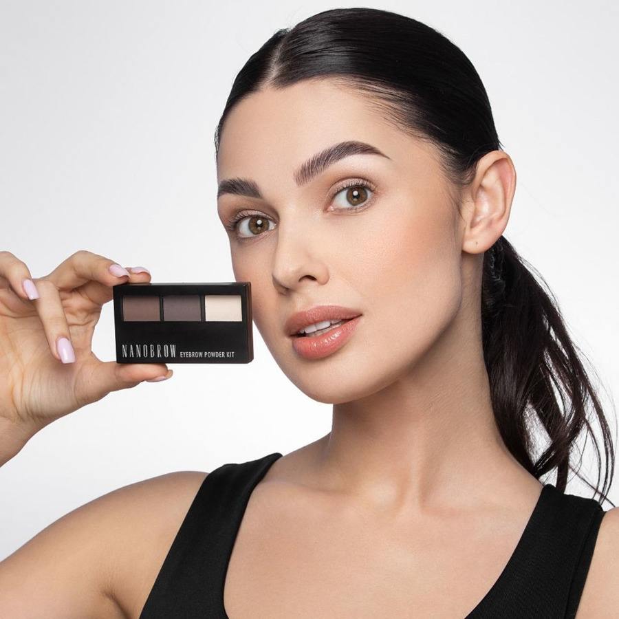 Nanobrow Eyebrow Powder Kit Dark