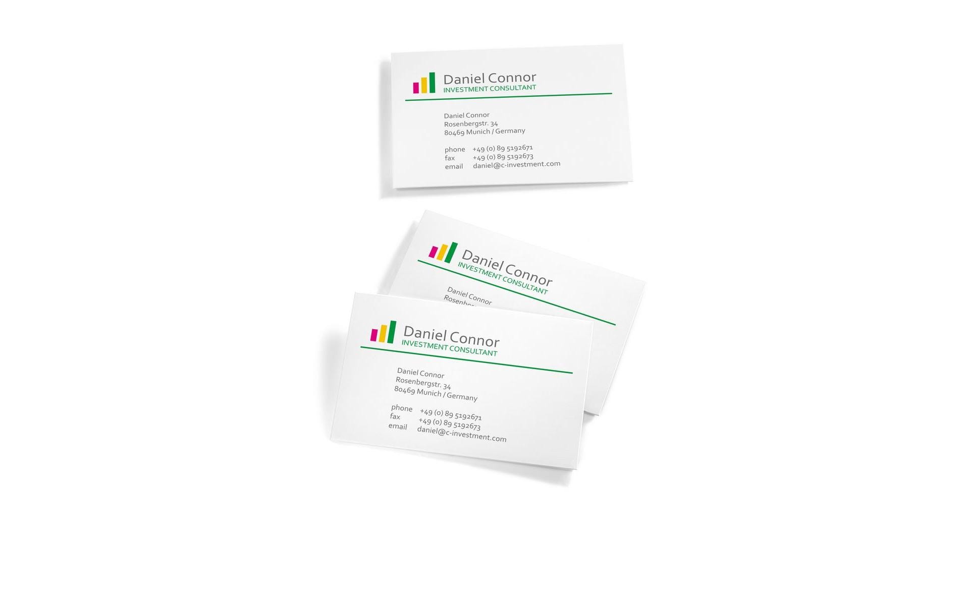 Visitenkarten-Etiketten 8.5 x 5.5 cm, 10 Blatt, 225 g, WeissBlanko-Visitenkarten zum Bedrucken