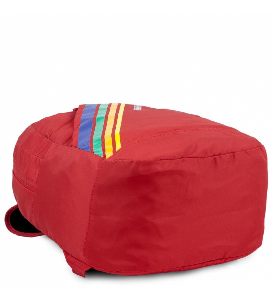 Mochila unissex Skechers com bolso interno para iPad/tablet, Ideal S912, vermelha - 48 x 31 x 18 cm -