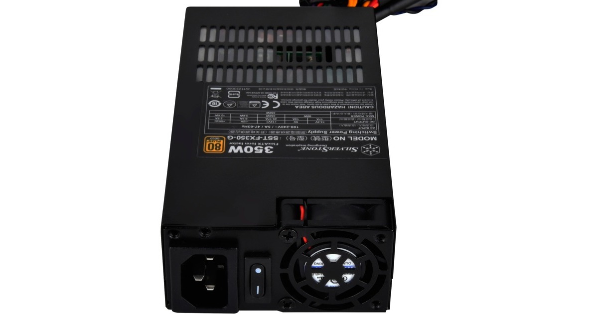 SilverStoneFX350-G 350 watt voeding   (Flex ATX form factor)