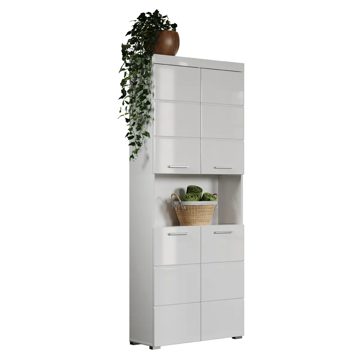 Pegane Colonne 2 portes - Blanc