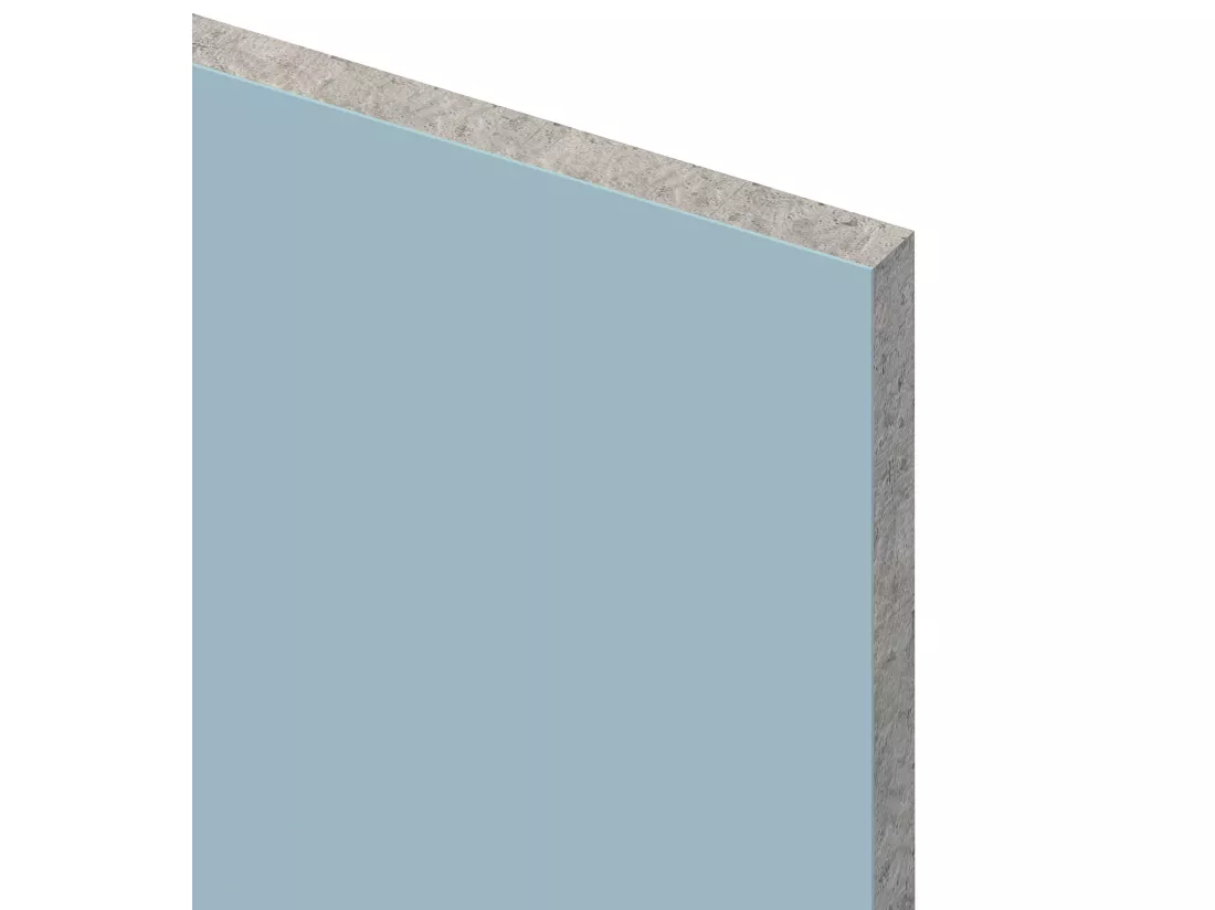 Lot de 2 panneaux muraux de douche bleu en aluminium avec profilés - 2 x L90 x H210 cm - ITZIAR