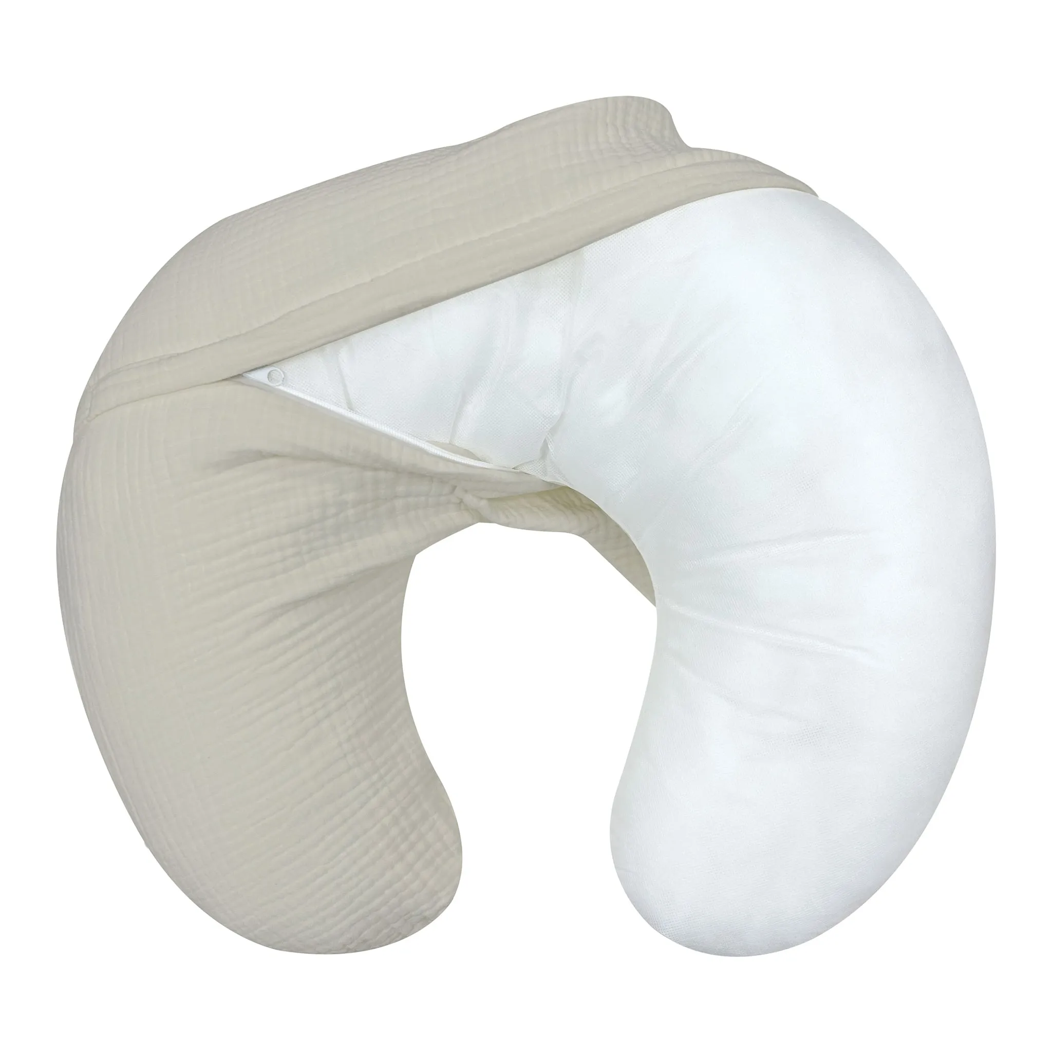 Simmons Coussin d'Allaitement Mousseline Beige