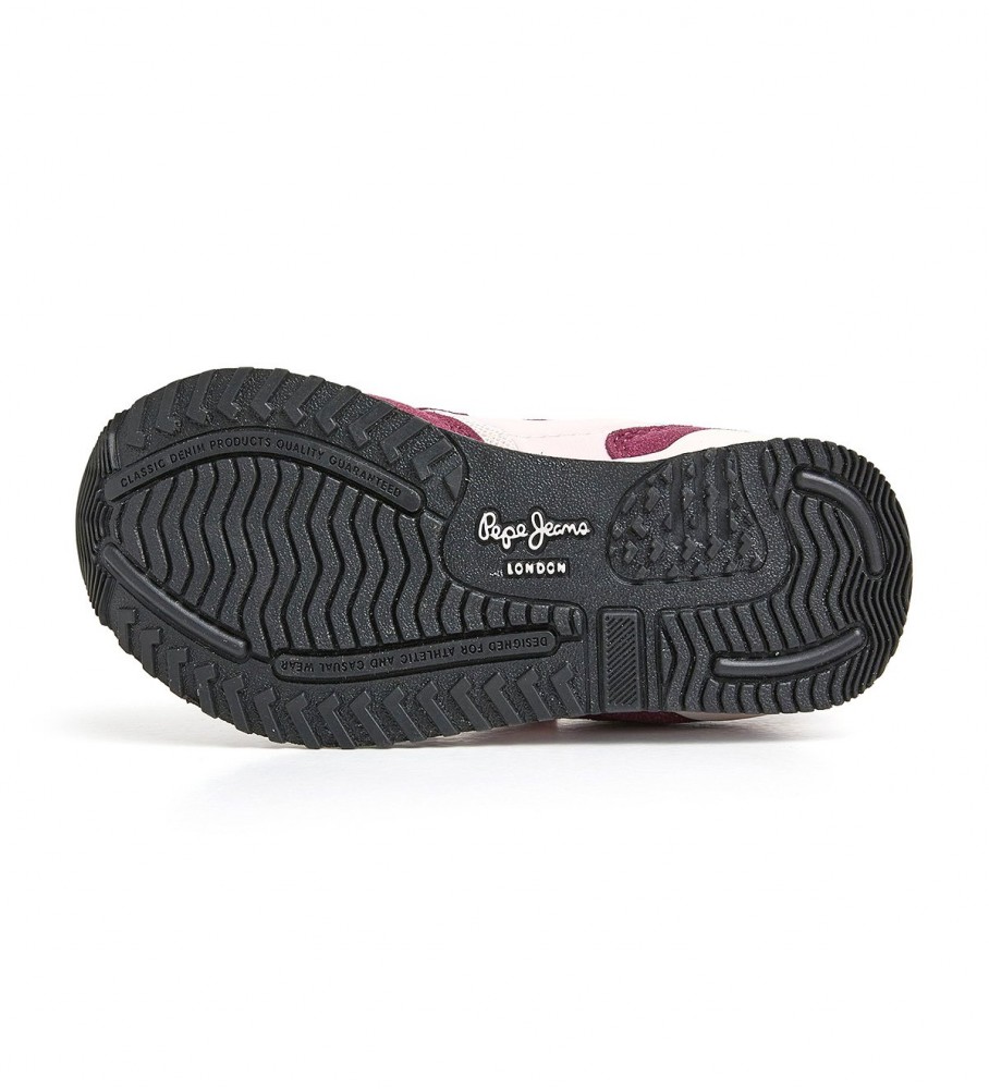 Tênis Pepe Jeans London Classic Gk cor bordô