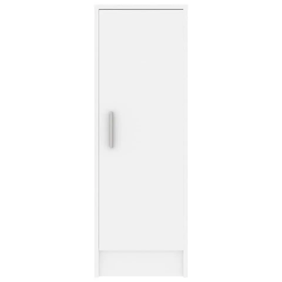 vidaXL - Schoenenkast - Wit - Bewerkt hout - 31.5 x 35 x 92 cm
