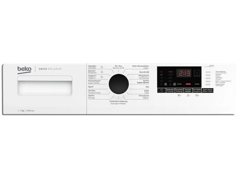 Beko Waschmaschine WM205 Links Frontlader mit 7 kg Ladekapazität