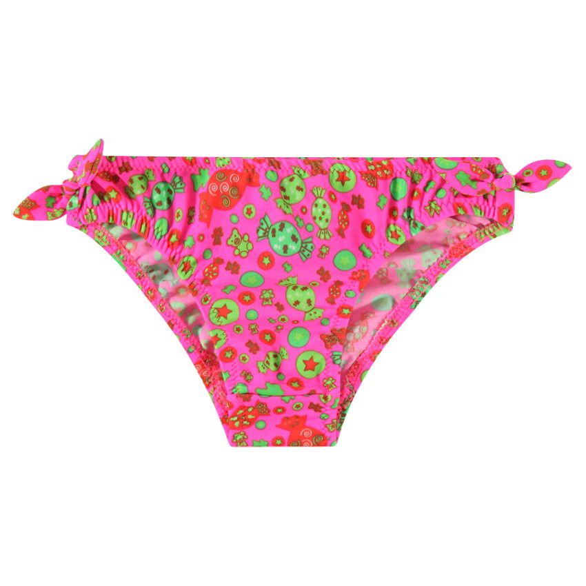 Culotte de bain à imprimé bonbons - Rose