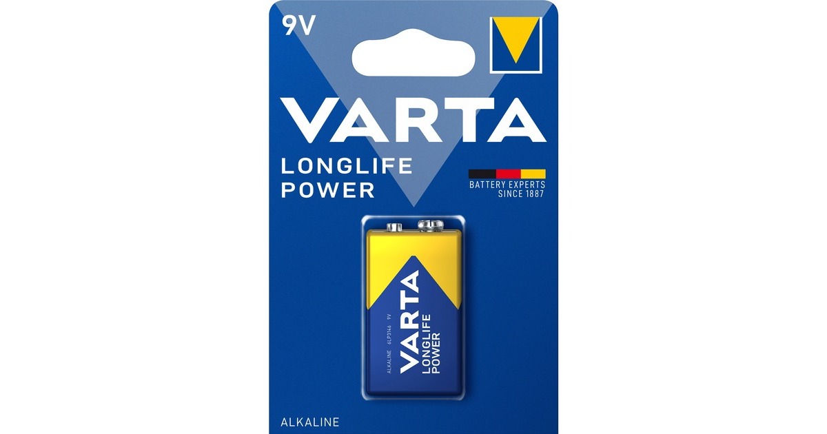 VARTALonglife Power E-blok (9-volt) batterij  (2 stuks)