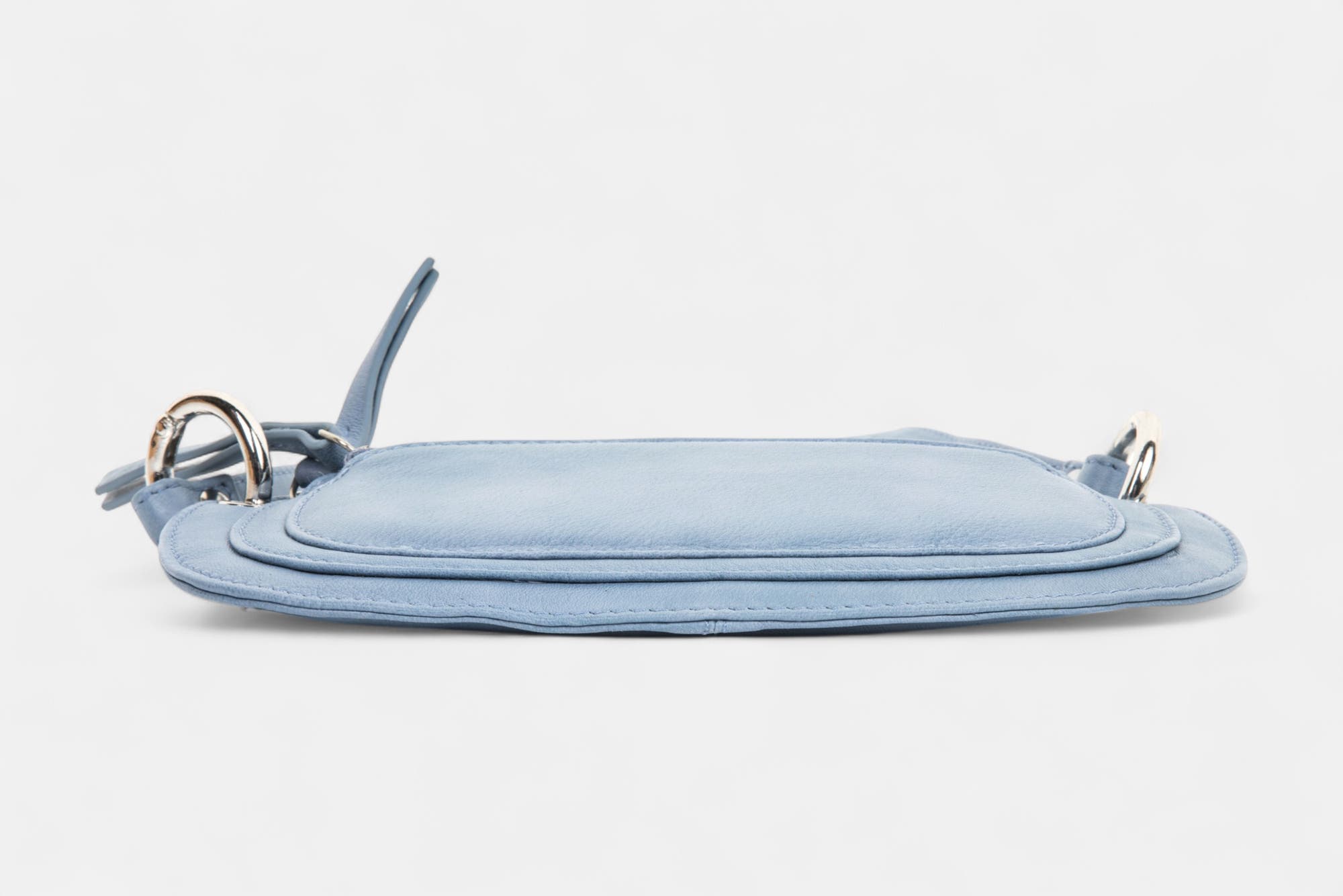 Sac bandoulière en cuir jeans