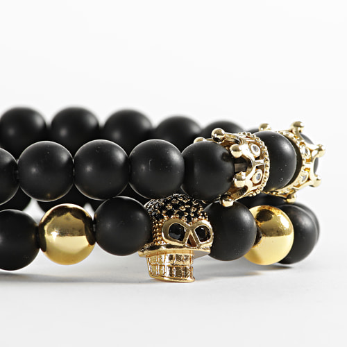 Bracelet Ran 35 Noir Doré