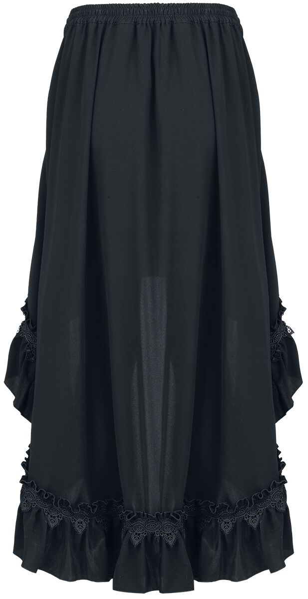 Gothic - Jupe Asymétrique | Sinister Gothic Jupe mi-longue