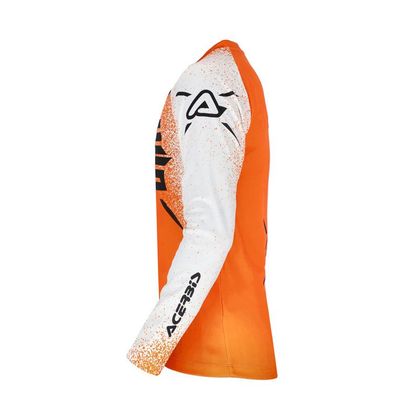 Maillot cross Acerbis MX J-KID FIVE - Orange / Blanc