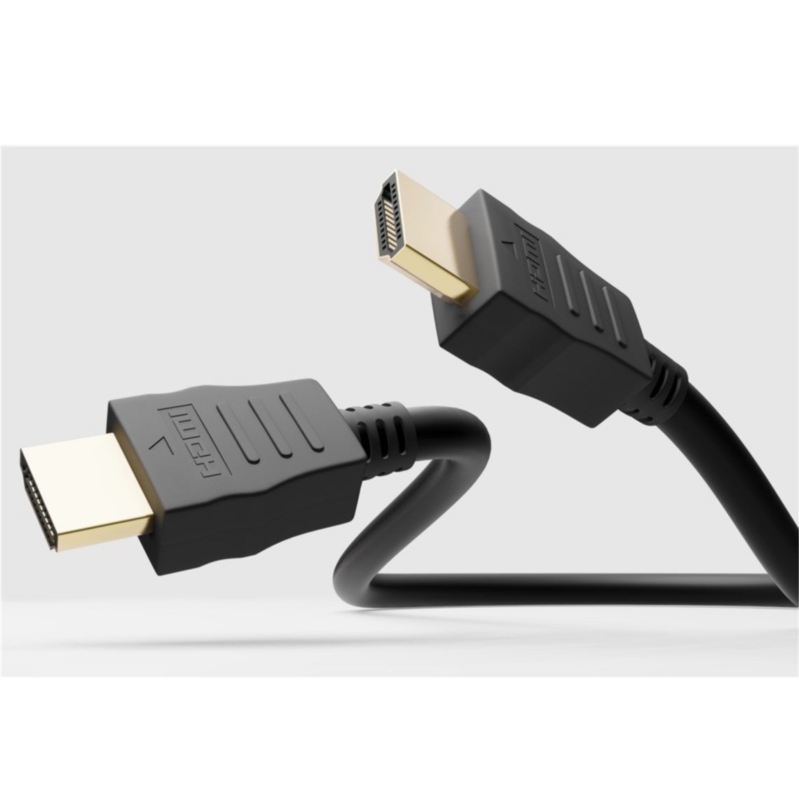 (15m) Highspeed 3D / 4K FullHD HDMI 1.4 Kabel mit Ethernet Audio/Video Verbindungskabel (60616) - Schwarz