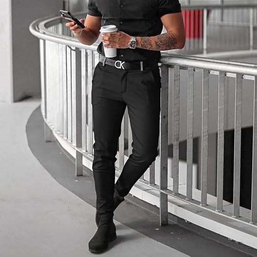 Pantalon Chino Noir