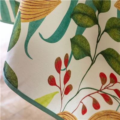 Nappe en polycoton imprimé fleurs